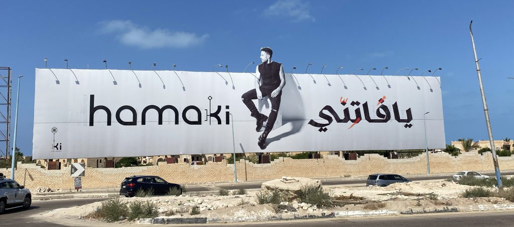 Hamaki Breaks Out of the Billboard Frame for Ya Fatenny